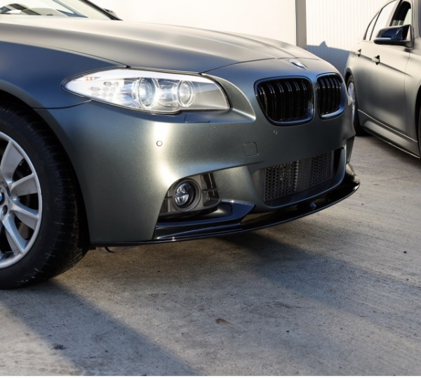 Frontspoiler Lippe Sport-Performance hochglanz Schwarz passend für BMW 5er F10 F11 M-Paket